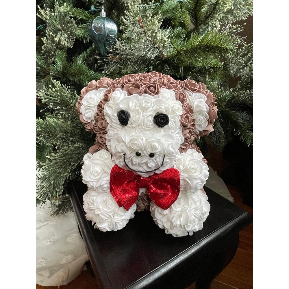 Handmade Christmas Monkey From Roses - Picture 2 of 7